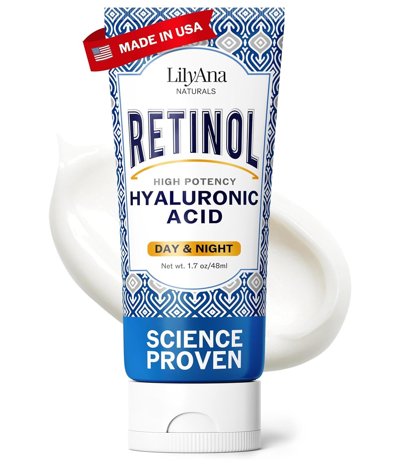 LilyAna Naturals Anti Aging Retinol Face Cream for Women
